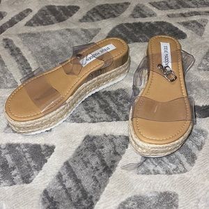 Steve madden callista clear sandals